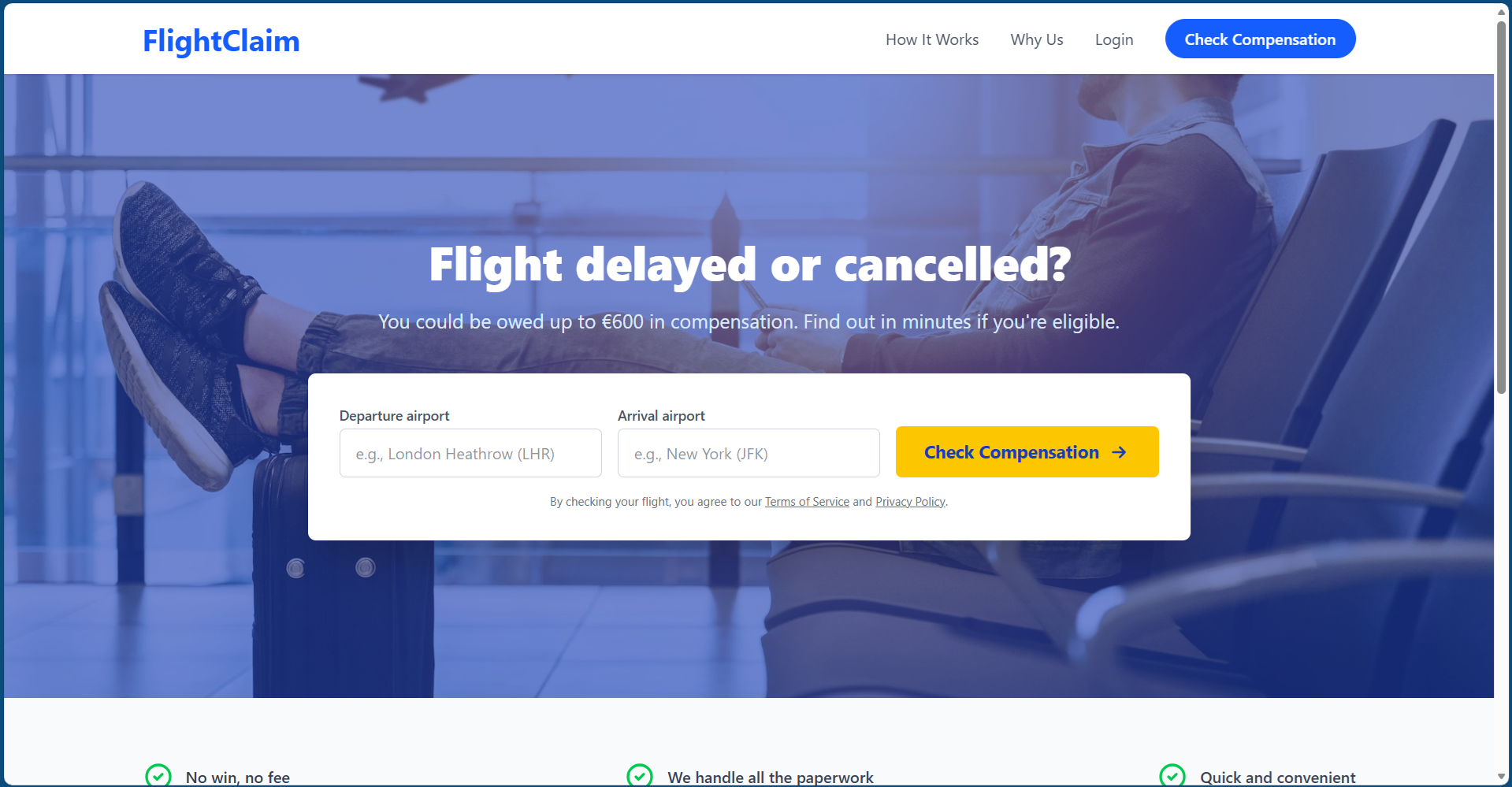 FlightClaim project screenshot