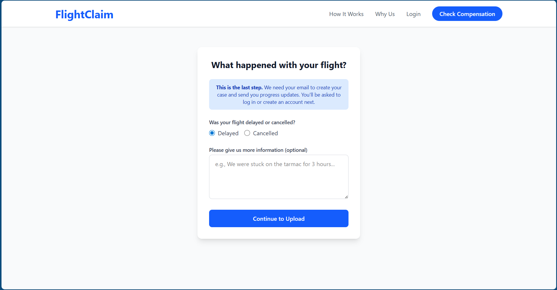 FlightClaim claim tracking
