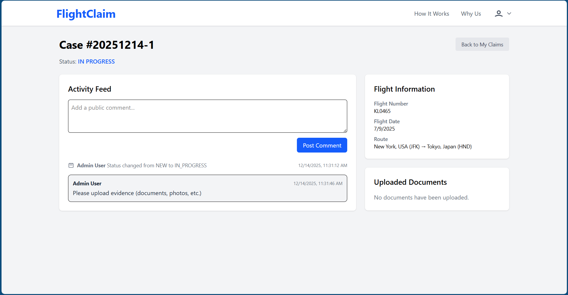FlightClaim payment processing